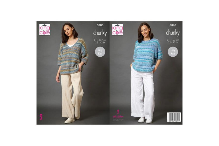 Sweaters knitted in Flair Chunky - 6386