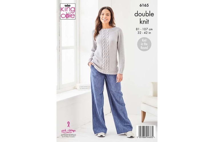 Sweaters Knitted in King Cole DK - 6165