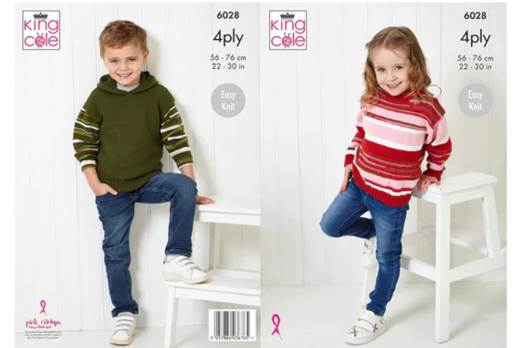 Sweaters Knitted in King Cole Footsie 4ply