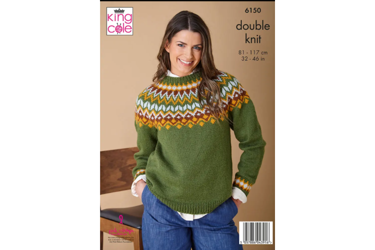 Sweaters Knitted with King Cole Merino Blend DK - 6150