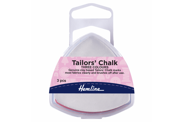 Tailors Chalk, Triangle, Pack of 3 Colours