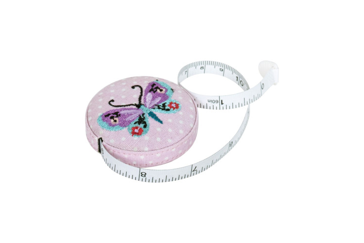 Tape Measure - Embroidered Butterflies