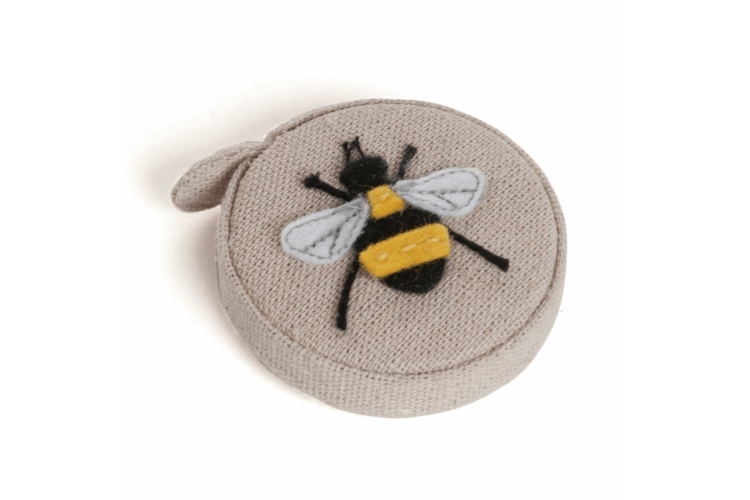 Tape Measure - Appliqué Linen Bee