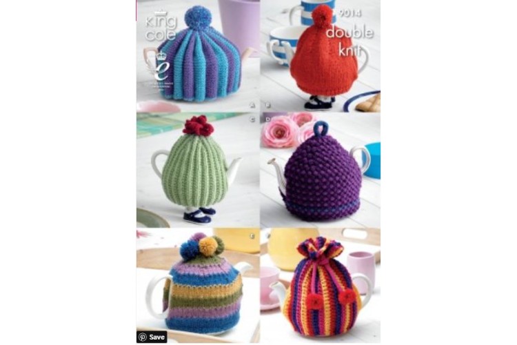 Tea Cosies Knitted with Merino Blend DK - 9014