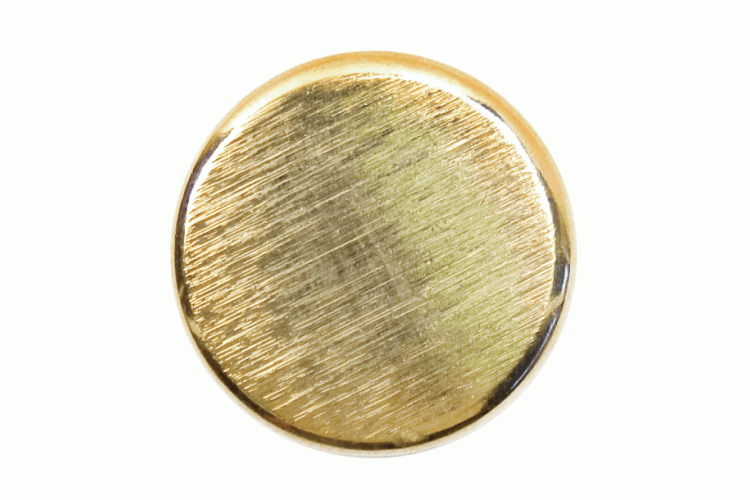 Textured Gold Metal, 15mm Shank Button