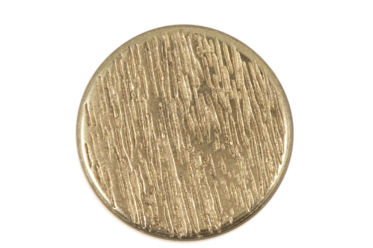Textured Gold Metal, 15mm Shank Button