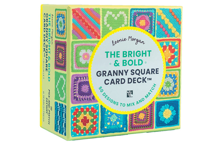 The Bright & Bold Granny Square Card Deck by Leonie Morgan