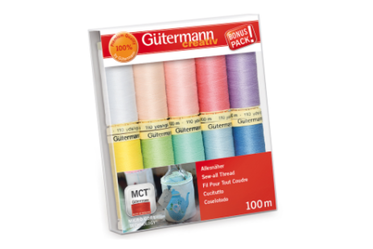 Thread Set: Sew-All: 100m: Pack of 10