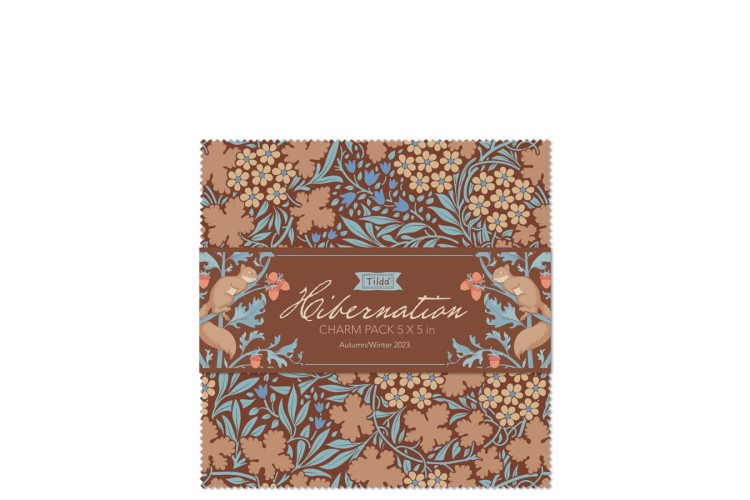 Tilda Hibernation Charm Pack 12.5 x 12.5cm 40 Pieces