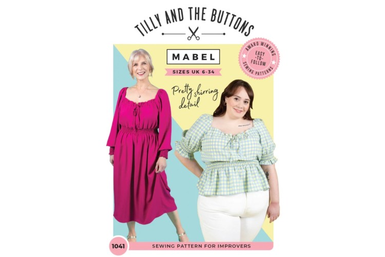 Tilly and the Buttons - Mabel Dress & Blouse Size 6 to 34