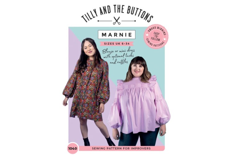 Tilly and the Buttons - Marnie Blouse & Mini Dress Size 6 to 34
