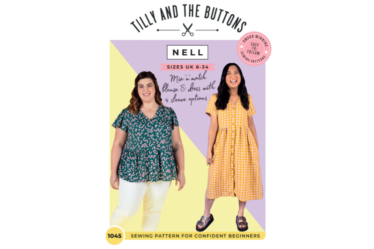 Tilly and the Buttons - Nell Blouse & Dress Size 6 to 34
