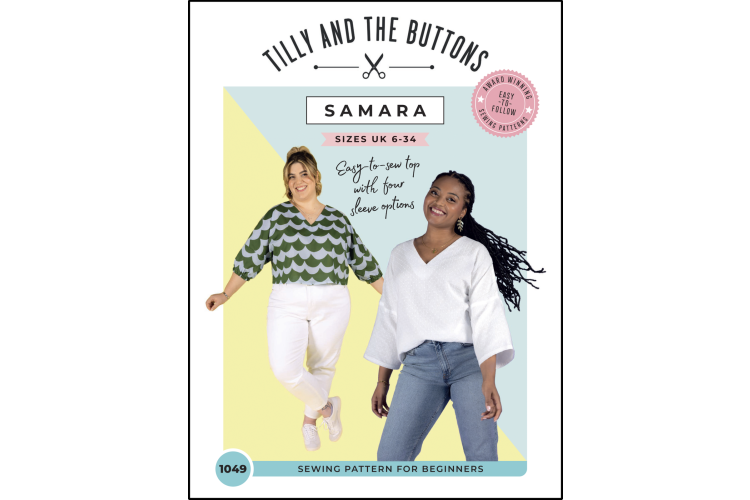 Tilly and the Buttons Samara Top Size 6 to 34