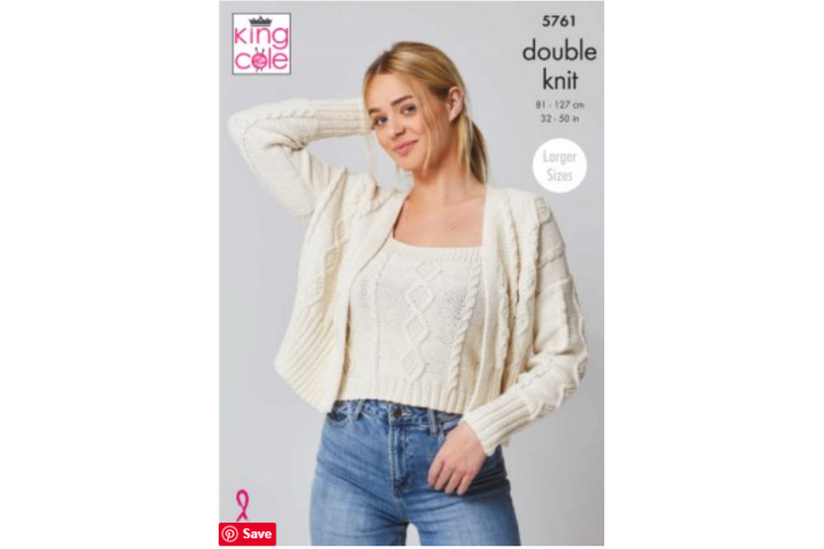 Top & Cardigan knitted in Cottonsoft DK - 5761