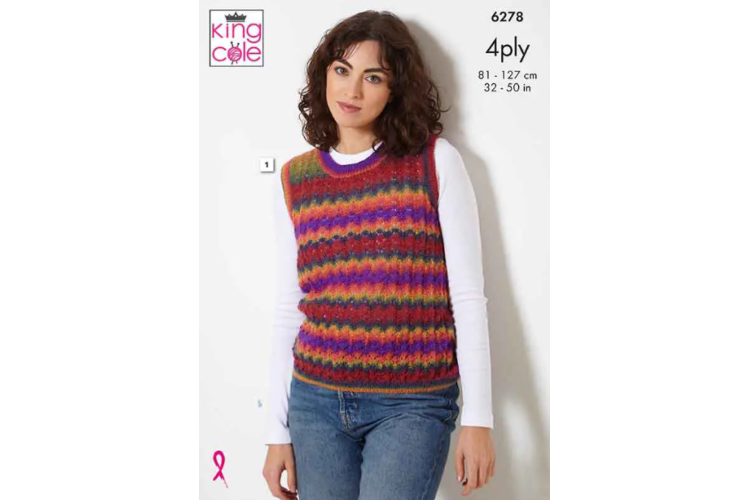 Top and Accessories knitted in Rebel 4Ply - 6278