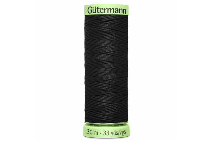 Top Stitching Extra Strong Thread Gutermann, 30m Colour 000
