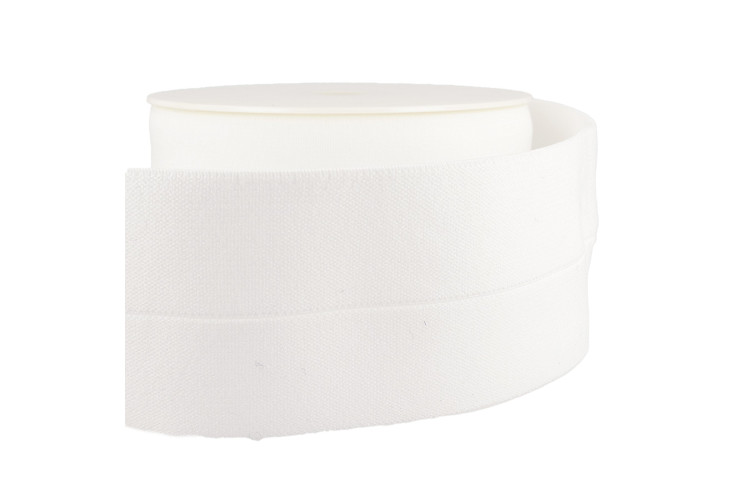 Trim: Elastic Pre Folded 60mm - Black