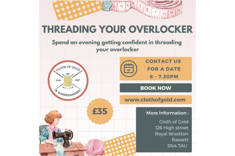 Understanding Threading your Overlocker - Part 1- Class / Workshop - 2026