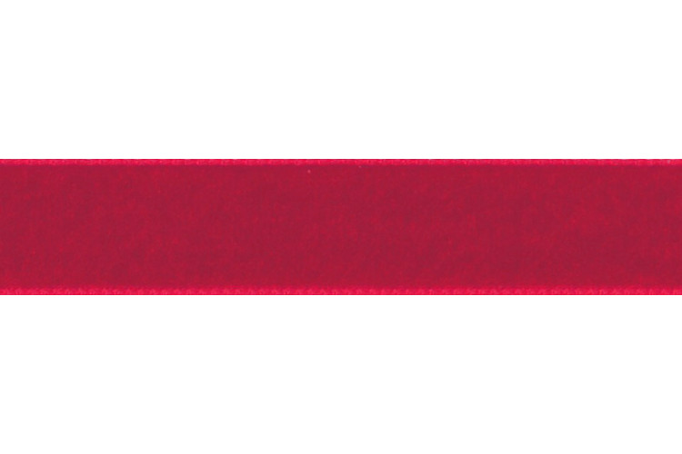 Velvet Ribbon 36mm - Red