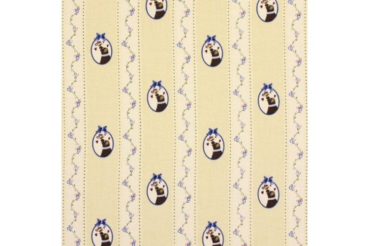 Vero's World Cream Cottage Dog 100% Cotton 150cm Wide