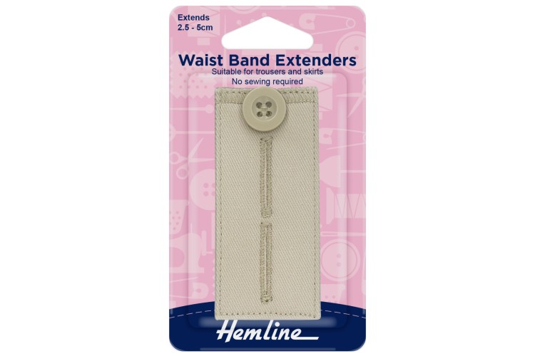 Waistband Extender - Button in Nude