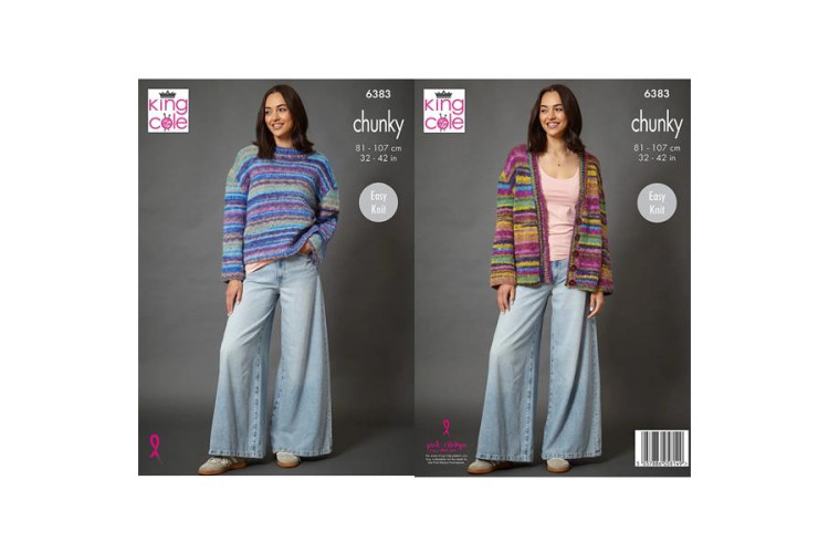 Waistcoat and Tank Top knitted in Flair Chunky - 6383