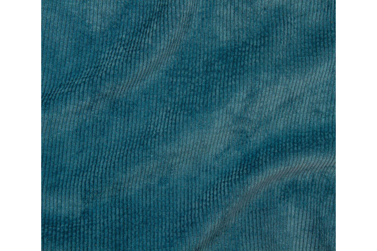 Washed Corduroy - Peacock 85% Polyester, 12% Polyamide 3% Spandex 145cm