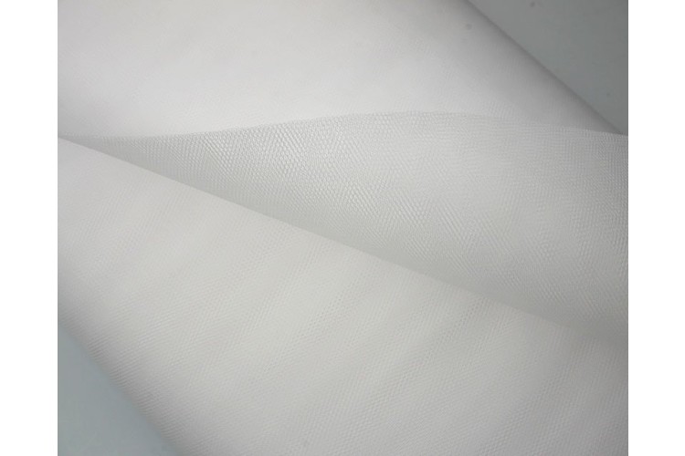 White Dress Net 100% Nylon 150cm Wide