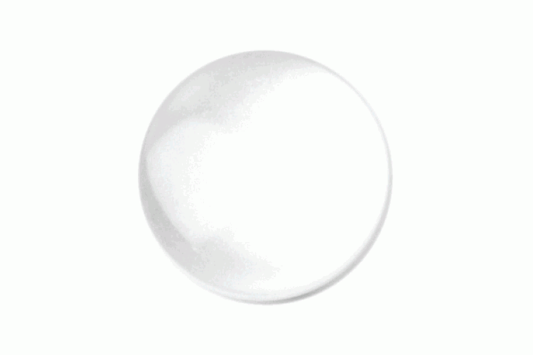 White Resin, 10mm Shank Button