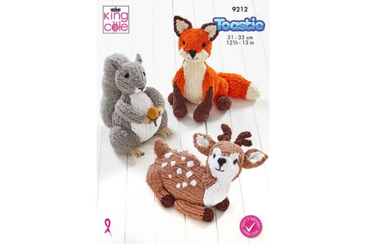 Woodland Wildlife Knitted in Toastie - 9212