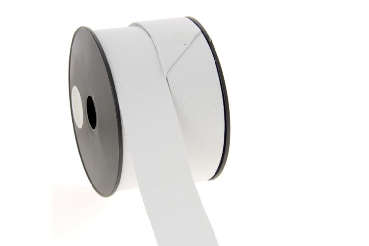 Woven Elastic 40mm White