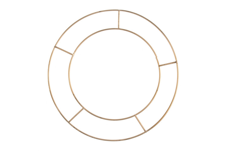 Wreath Base: Wire: 30.5cm: Gold