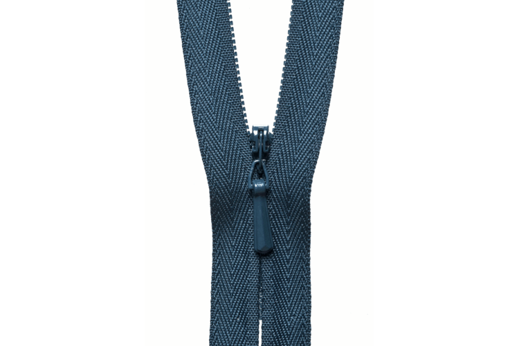 YKK Lightweight Concealed Coil Zip, 23cm, Dark Navy 560