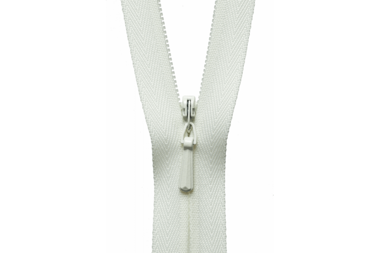 YKK Lightweight Concealed Coil Zip, 41cm, Cream 502