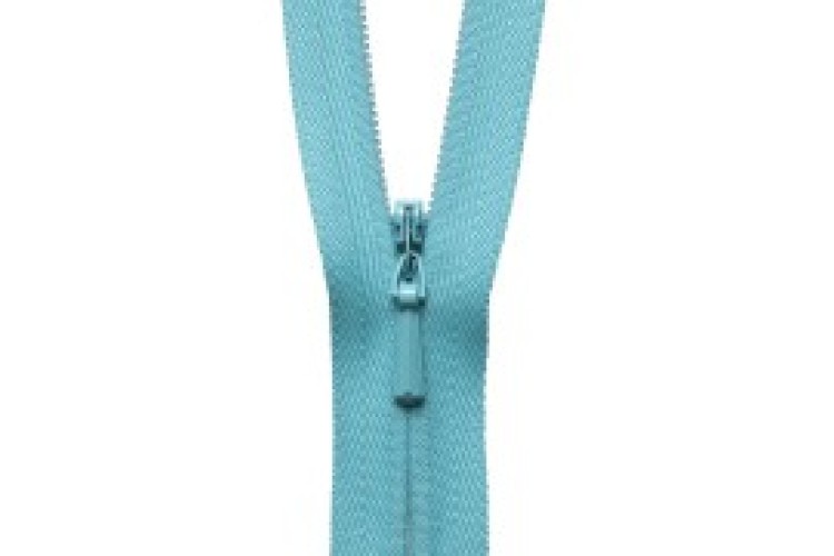 YKK Lightweight Concealed Coil Zip, 41cm, Sea Green 385