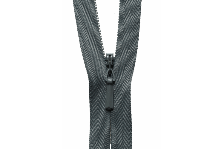 YKK Lightweight Concealed Coil Zip, 56cm, Elephant 275