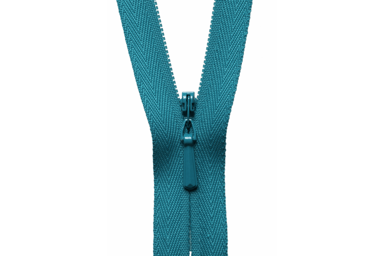 YKK Lightweight Concealed Coil Zip, 56cm, Kingfisher 037