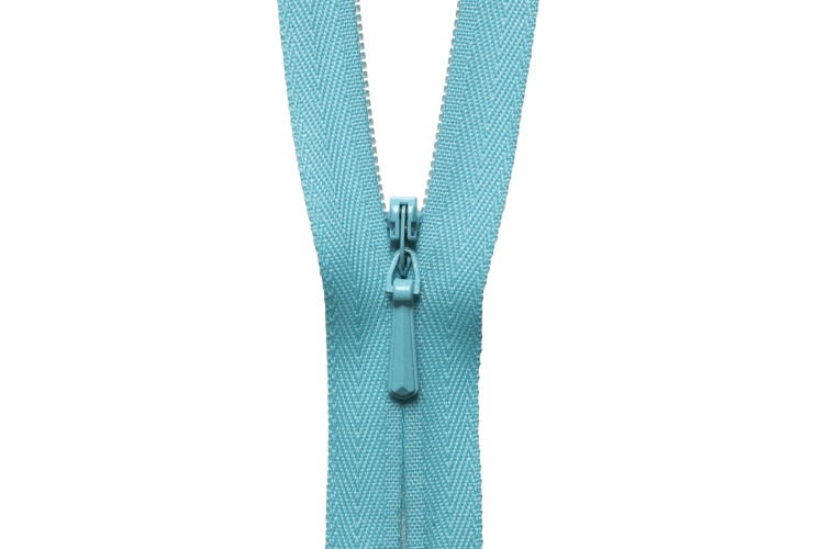 YKK Lightweight Concealed Coil Zip, 56cm, Sea Green, 385