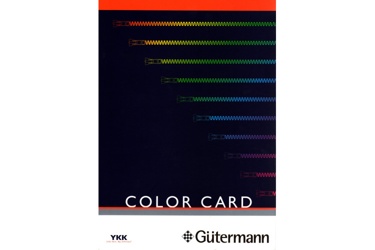 YKK Shade Card ( (Real Zip Samples / Physical version)