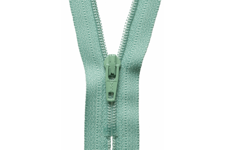 YKK Visible Plastic Coil Zip, 18cm, Dark Mint 004