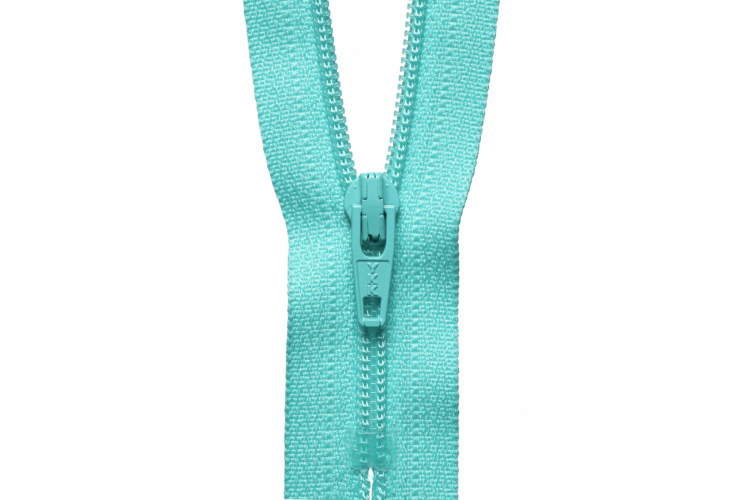 YKK Visible Plastic Coil Zip, 18cm, Sea Green 385
