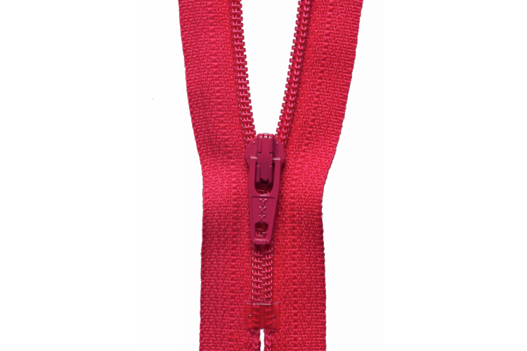 YKK Visible Plastic Coil Zip, 20cm, Hot Pink 817