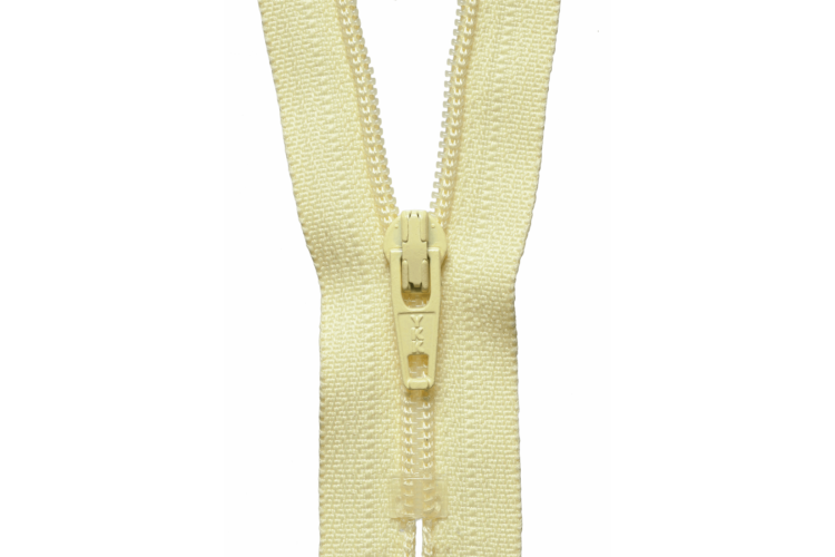 YKK Visible Plastic Coil Zip, 25cm, Daffodil 802