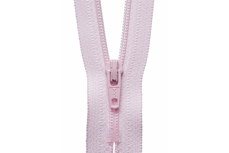 YKK Visible Plastic Coil Zip, 30cm, Pale Pink 512