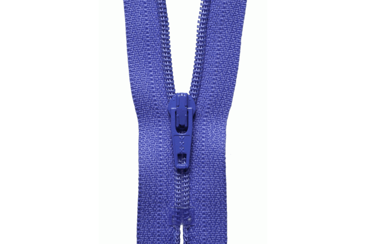 YKK Visible Plastic Coil Zip, 46cm, Delphinium 281