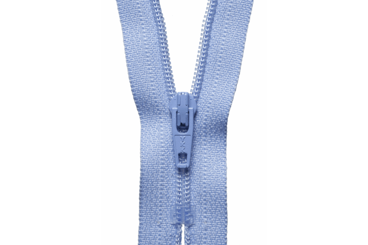 YKK Visible Plastic Coil Zip, 46cm, Iris Lilac