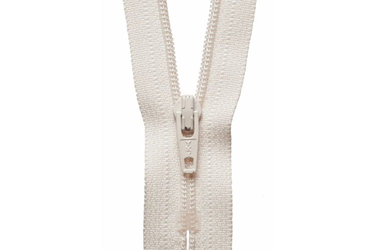 YKK Visible Plastic Coil Zip, 56cm, Mushroom 031