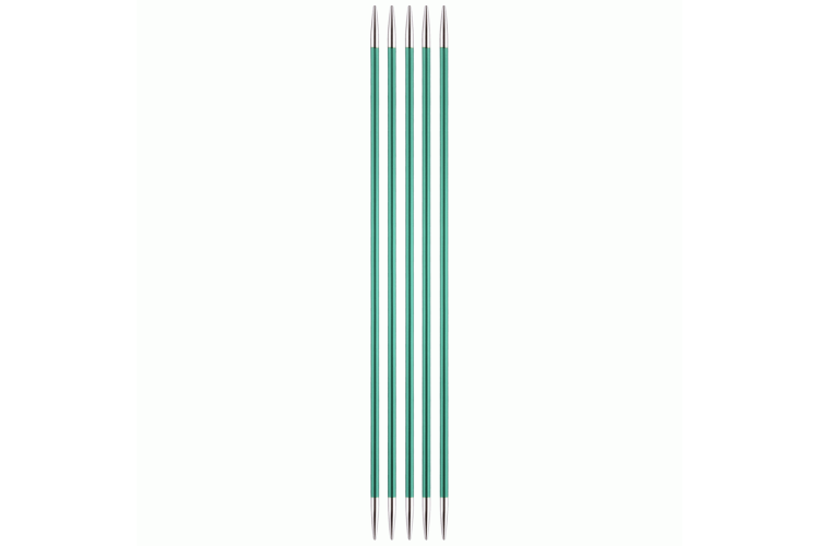 Zing Double-Ended Knitting Pins Set of Five: 15cm x 3.25mm