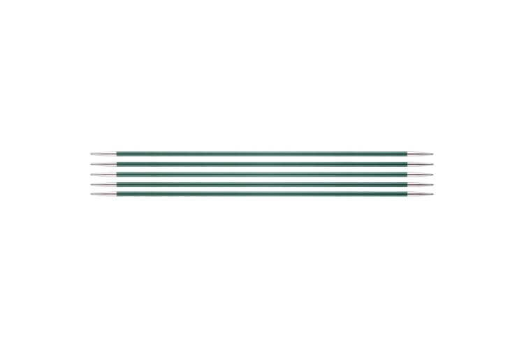 Zing Double-Ended Knitting Pins Set of Five: 15cm x 3mm