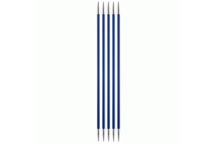 Zing Double-Ended Knitting Pins Set of Five: 15cm x 4mm